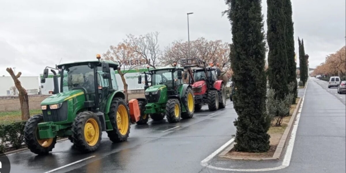 Nuevas protestas de agricultores descontentos en Valdepeñas