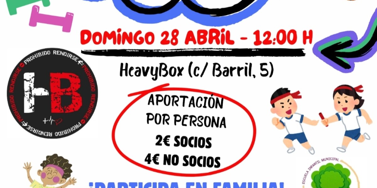 Uniendo fuerzas por la neurodiversidad. "Kid Heavybox", un acto solidario impulsado por AMPA de Escuela Infantil Cachiporro y Heavybox